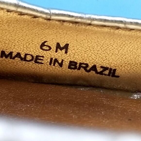 Kate Spade Women's Ollie Peep Toe Pearl Embellished Flats Size 6 - Picture 5 of 6